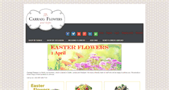 Desktop Screenshot of carraigflowers.ie